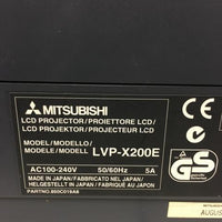 Mitsubishi LVP-X200E LCD Multimedia Projector