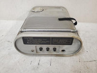 Vintage Sears The Binoc Portable Black & White 2" TV AM/FM Radio 1980