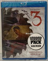 Lou Simon's 3 - HorrorPack Limited Edition Blu-ray #29 BRAND NEW SEALED Signed