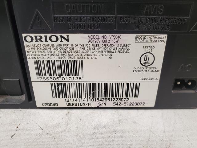 Orion VP0040 - Thumbnail 2
