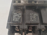 ITE BQ3B020 3 Pole 240V 20A Circuit Breaker