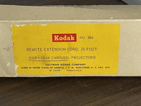 Kodak 586 25-Foot Remote Extension Cord for Kodak Carousel Projectors