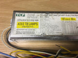 NEW TCP E4-3-2IS32-120N Instant Start Electronic Ballast