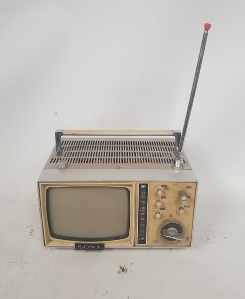 Vintage Sony 5-305UW Alll 5" Channel Transistor Broadcast Receiver Television