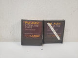 Vintage Atari CXL4022 Pac-Man Left + Right Game Cartridges 1982