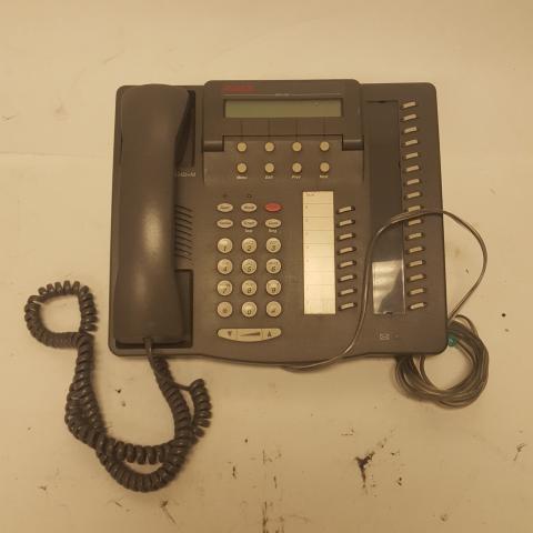 Avaya 6424D+M Grey Business Telephone w/ Phone Cable