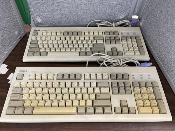 Dell Lot of Two SK-8000 QuietKey Wired Keyboard