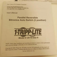 NEW Tripp Lite P710-006 Parallel Printer Gold Switch 6ft. Cable
