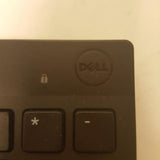 Dell KB216t Black USB Keyboard w/ Blue Detail