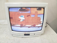 Retro Gaming Mitsubishi CS-13104 14" CRT Television TV Monitor 1995