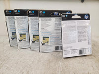 NEW Lot of 5 HP DesignJet 85 C9423A C9425A Light Cyan Cyan Ink Prinhead