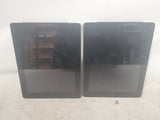 Lot of 2 Apple iPad A1403 16GB Tablet Silver Parts