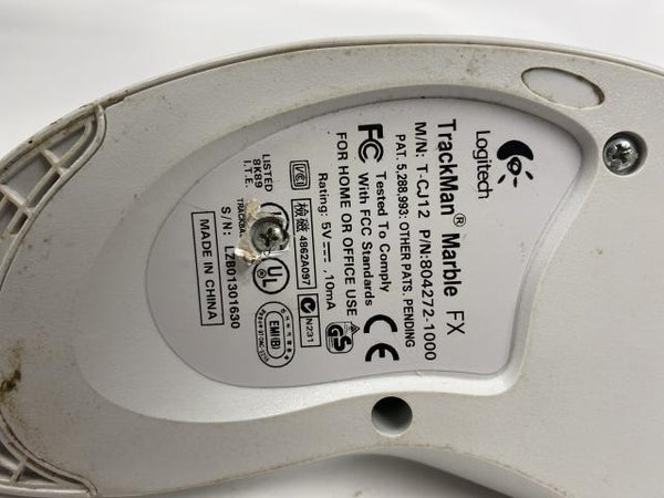 Logitech TrackMan Marble FX PS/2 Trackball Mouse – ThatThingYouLove