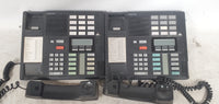 Lot of 2 Norstar NT8B20AF-03 Business Office Telephone Phone Black Handset