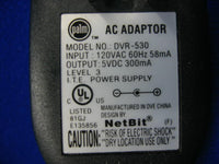 Palm DVR-530 5V 300mA ITE AC Adapter Power Supply Charger