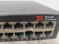 Brocade Communications ICX6450-24 24 Port Network Switch