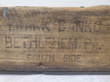 Vintage Frank Banko Bethlehem PA South Side Americana Wooden Drink Crate
