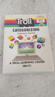 Troll Micro Courseware Categorizing Detective Games Disk Software for IBM PC