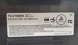 Kyocera FS-2100DN Monochrome Laser Printer Page Count: 189006