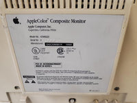 Vintage Apple A2M6020 13" Color CRT Composite Computer Monitor 1988 Power Issue
