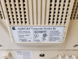 Vintage Apple AppleColor A2M6021 13" CRT Composite IIe Computer Monitor 1988