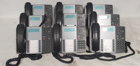 Lot of 9 Mitel 8528 Desktop Business Office Corded Telephone Phone Black Handset