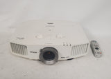 Epson H298A Powerlite Pro G5200W HDMI LCD Projector 202 Lamp Hours w/ Remote