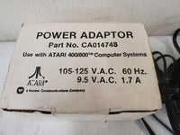 Vintage Atari 400/800 CA014748 Power Adapter 105-125 VAC 60 Hz 9.5 VAC 1.7 A