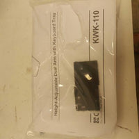 NEW Cheif KWK110B Height Adjustable Keyboard Wall Mount Black