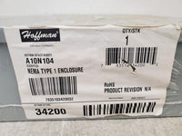 NEW Hoffman A10N104 NEMA Type 1 Metal Enclosure Electrical Box 10x10x4"