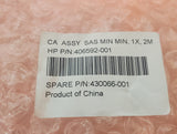 HP 406592-001 ASSY SAS MIN MIN 1X 2M Cable