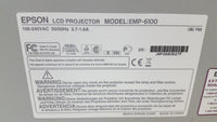 Epson PowerLite 6100i Digital LCD Multimedia Video Projector 1764 Lamp Hours