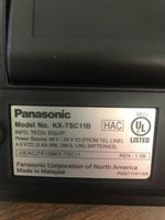Panasonic KX-TSC11B Black Wall Mountable Caller ID 1 line Corded Desk Phone