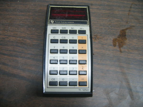 Texas Instruments TI-1250 Vintage Calculator