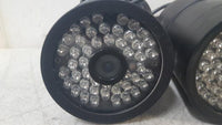 Lot of 3 Plex PX-IR48WP CCTV Digital Color CCD Security Camera w/ Damage