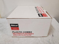 NEW Lot of 53 Ibico 15222 Desktop Finishing Systems 1" Black Plastic Combs