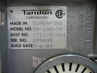 Tandon TM100 2A 5.25" Drive Full Height Floppy 5 1/4 Disk IBM 5150 and TRS
