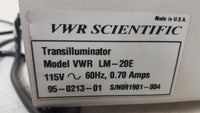VWR Scientific VWR LM-20E Transilluminator