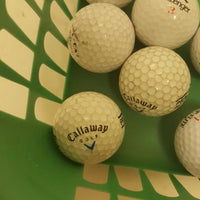 Lot Of 9 Assorted Brand Practice Golf balls