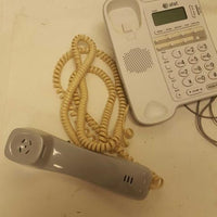AT&T CL2909 White Corded Business Telephone w/ Caller ID And Telephone Cord