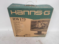 NEW Hanns G HW173ABB HSG1044 17" LCD Computer Monitor Black