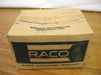 Box of 25 NEW Hubbell Raco 727 4" Round Ceiling Electrical Box Covers