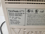 Retro Gaming ViewSonic G773 VCDT21380-1M 16" CRT VGA Computer Monitor Case Issue