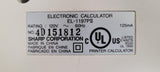 SHARP EL-1197PII 12-Digit 2-Color Electronic Printing Adding Machine Calculator