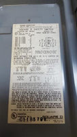 Square D HU361 Series E2 Single Throw 30 Amp 600 Volt