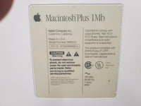 Vintage Apple Macintosh Plus 1MB M0001A Computer Halt & Catch Fire Prop HACF