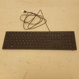 Dell KB216t Black USB Keyboard w/ Blue Detail