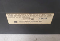 ITE Circuit Breaker Co. EL-5913 Type ET 225 Amp J Frame 125 AMP