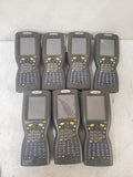 Lot of 7 Itronix Itron FC200 IX100X Handheld Data Barcode Scanner Screen Issue