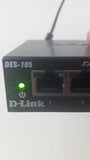 D-Link DES-105 Unmanaged Metal Desktop Ethernet Switch w/ Adapter
